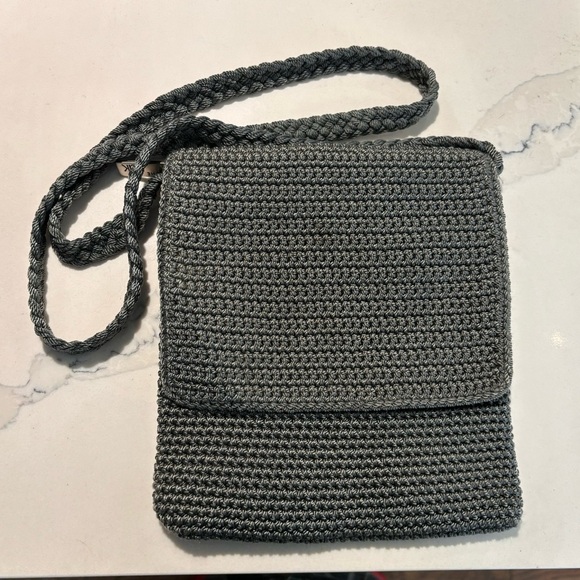 THE SAK Lined Crochet Flap Small Crossbody Bag - Picture 10 of 10